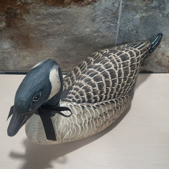 Vintage Canada Goose Plush Decorative Soft Sculpture - Picture 4 of 12